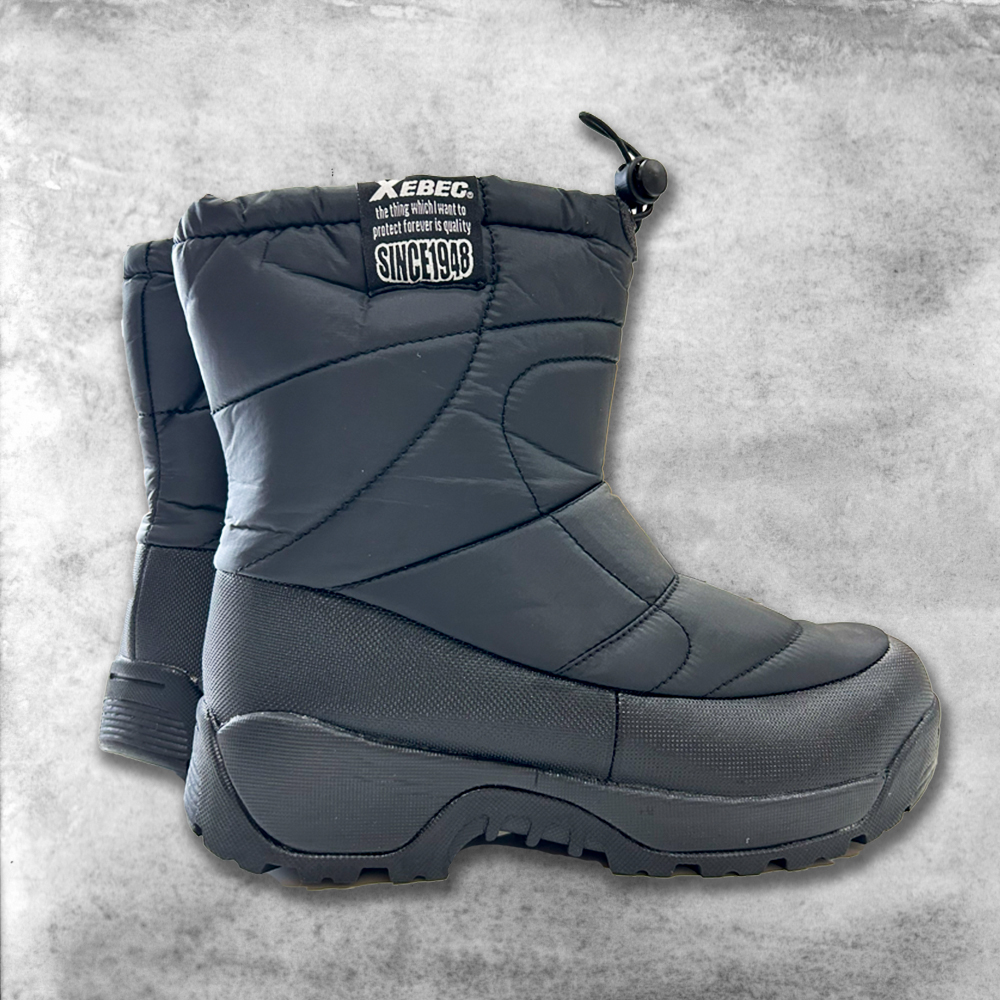 防寒安全ブーツ ジーベック 85722 ブラック スチール先芯｜ 内側ボアで